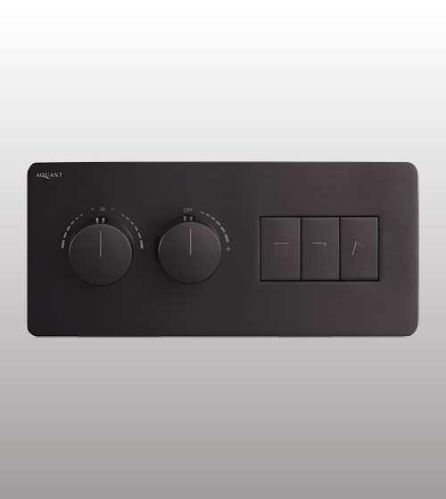 3 Outlets Thermostatic Switch Button Diverter – Aquant India